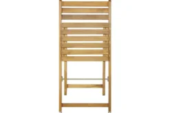 Outdoor Balkon Stuhl BALI natur honey Akazienholz klappbar wetterfest Gartenstuhl