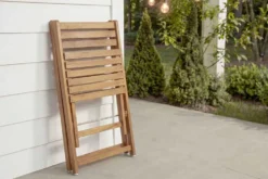 Outdoor Balkon Stuhl BALI natur honey Akazienholz klappbar wetterfest Gartenstuhl