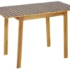 Outdoor Balkontisch BALI 110cm natur honey Akazienholz ausklappbar wetterfest