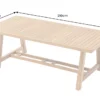 Outdoor Garten-Esstisch BALI 210cm natur Akazienholz wetterfest