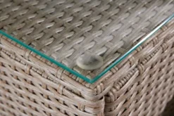 Outdoor Gartenlounge Set XXL MODULAR natur Polyrattan Sitzgruppe wetterfest inkl. Kissen