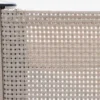 Outdoor Gartenstuhl DESIGNO taupe Aluminium klappbar wetterfest Hochlehner