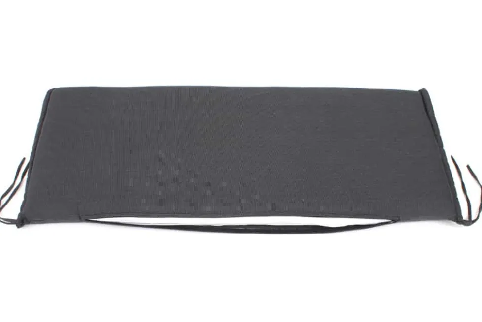 Outdoor Kissen ROG 45x110cm anthrazit Sitzkissen Polster-Auflage für 2-Sitzer Bank