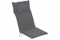 Outdoor Kissen ROG 46x119cm anthrazit Sitzkissen Polster-Auflage für Hochlehner
