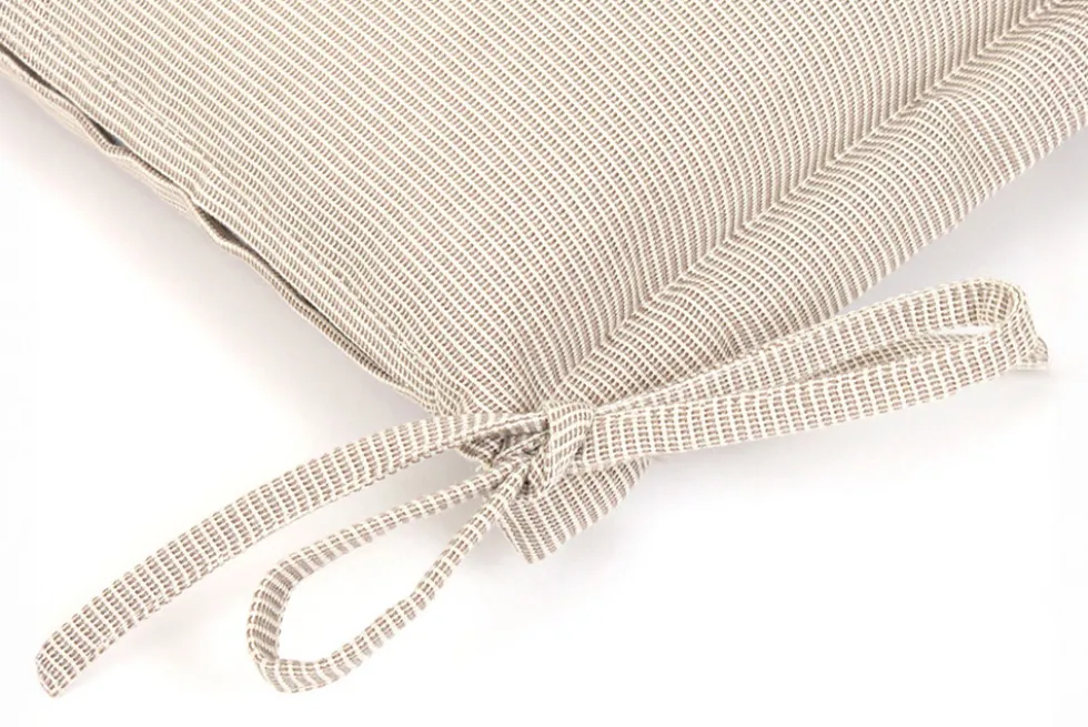 Outdoor Kissen ROG 46x48cm beige Sitzkissen Polster-Auflage für Gartenstuhl