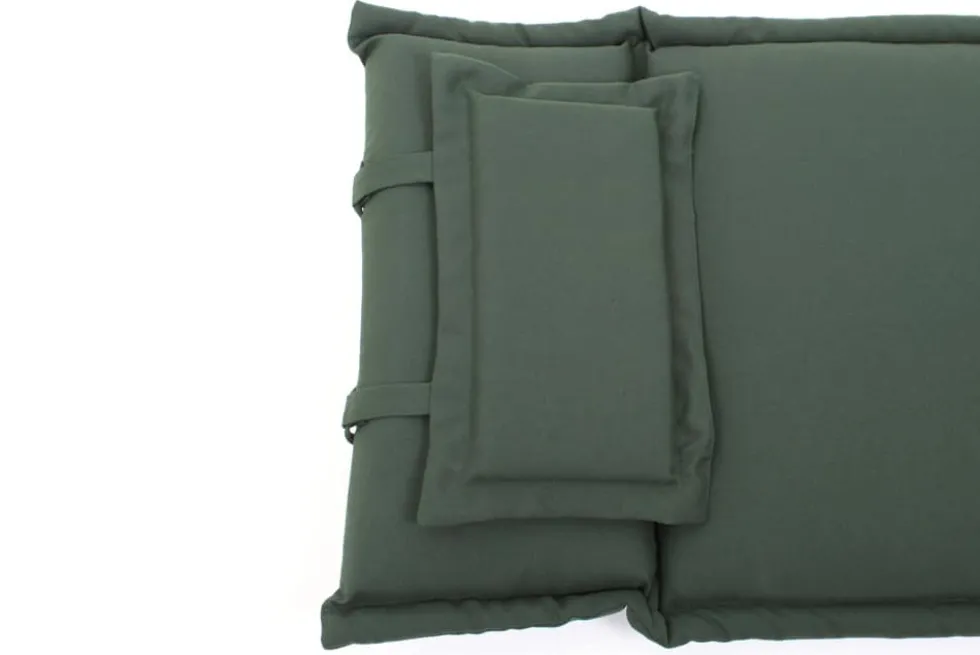 Outdoor Kissen ROG 45x186cm grün Sitzkissen Polster-Auflage für Deckchair