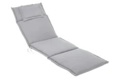 Outdoor Kissen ROG 58x196cm taupe Polster-Auflage für Gartenliege