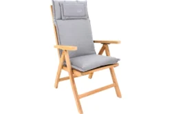 Outdoor Kissen ROG 46x119cm taupe Sitzkissen Polster-Auflage für Hochlehner