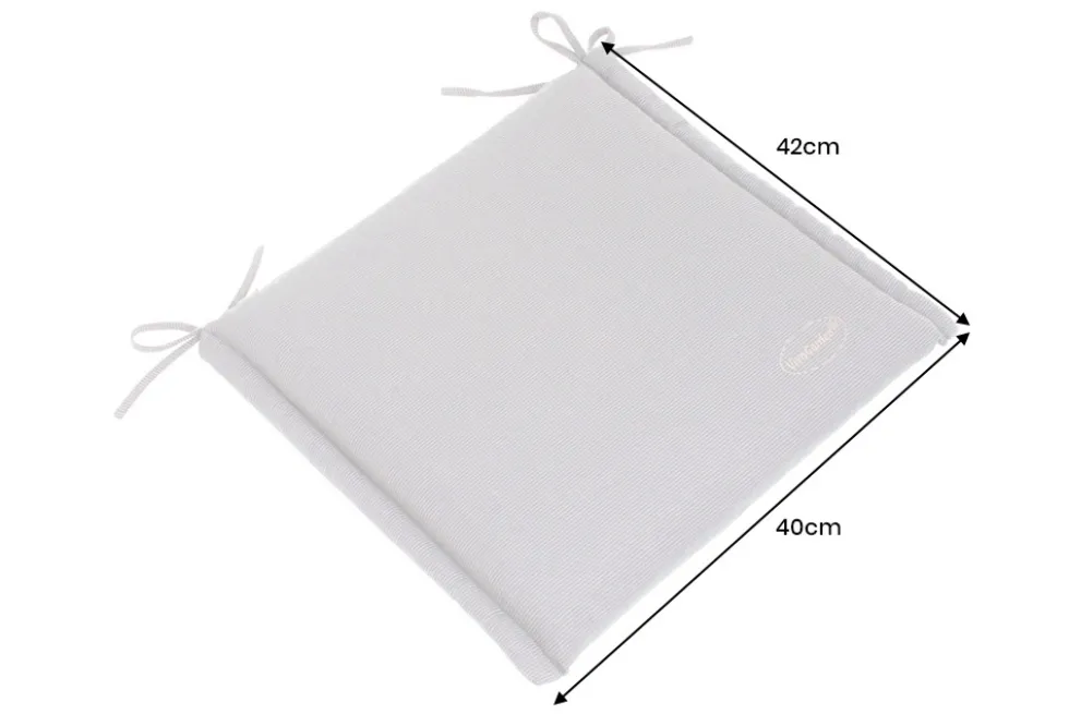 Outdoor Kissen ROG 40x42cm taupe Sitzkissen Polster-Auflage für Gartenstuhl