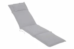 Outdoor Kissen ROG 45x186cm taupe Sitzkissen Polster-Auflage für Deckchair