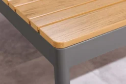 Outdoor Lounge MOBILE MODULAR anthrazit hellgrau Garten-Sitzgruppe inkl. Tisch und Kissen