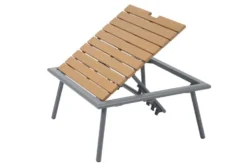 Outdoor Lounge Sitzgruppe MOBILE MODULAR anthrazit hellgrau mit Tisch wetterfest