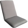 Outdoor Sitzkissen COMFORT LINE 50x100cm anthrazit für Niedriglehner-Stuhl Polsterauflage