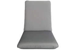 Outdoor Sitzkissen COMFORT LINE 50x100cm anthrazit für Niedriglehner-Stuhl Polsterauflage