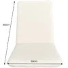 Outdoor Sitzkissen COMFORT LINE 50x100cm beige für Niedriglehner-Stuhl Polsterauflage