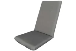 Outdoor Sitzkissen COMFORT LINE 50x122cm anthrazit für Hochlehner-Stuhl Polsterauflage