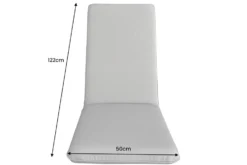 Outdoor Sitzkissen COMFORT LINE 50x122cm beige für Hochlehner-Stuhl Polsterauflage