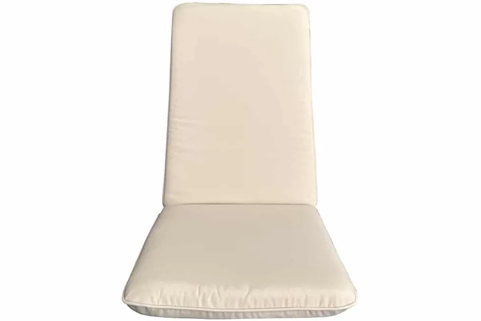 Outdoor Sitzkissen COMFORT LINE 50x122cm beige für Hochlehner-Stuhl Polsterauflage