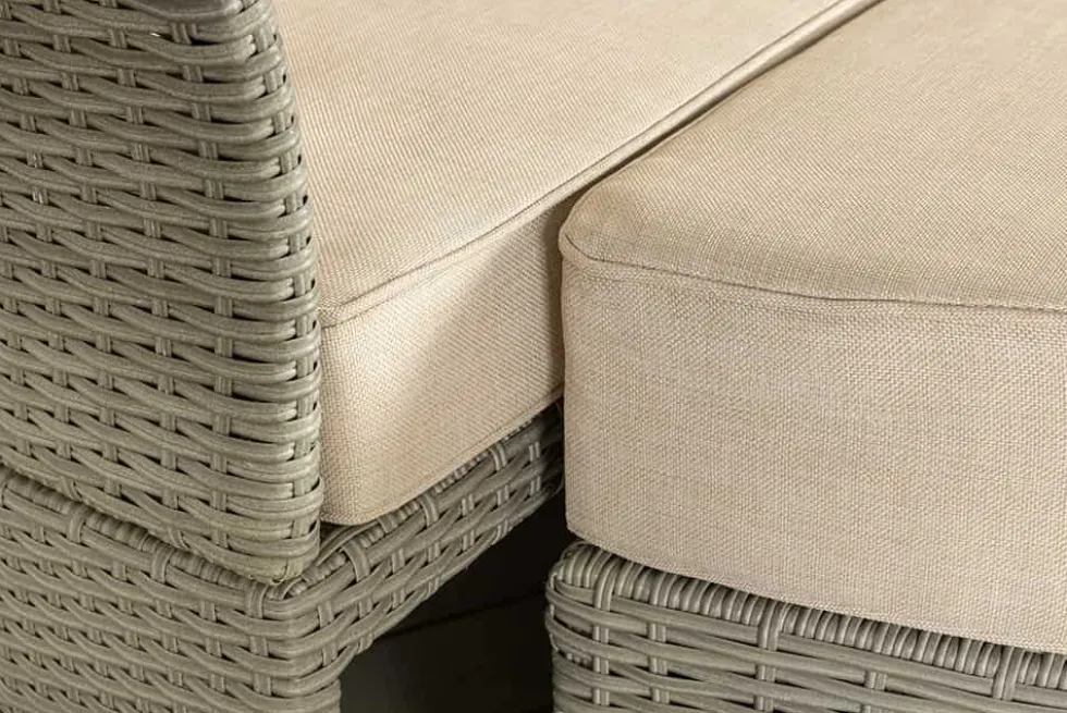 Outdoor Sonneninsel PLAYA LIVING 165cm natur Polyrattan Aluminium inklusive Kissen wetterfest