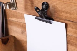 Praktisches Wandboard HERITAGE 80cm natur Pinie 6 Haken Kreidetafel Schlüsselbrett