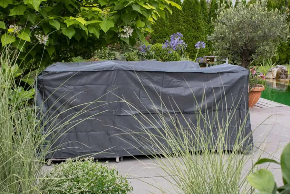 Quadratische Schutzhaube PRESTIGE PROTECT 250cm anthrazit Abdeckung wetterfest