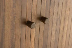 Retro Sideboard VALHALLA WOOD 160cm smoked Eichenholz Schiebetüren