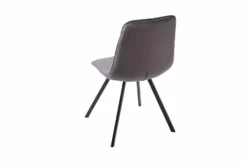 Retro Stuhl AMSTERDAM CHAIR dunkelgrau Samt Designklassiker