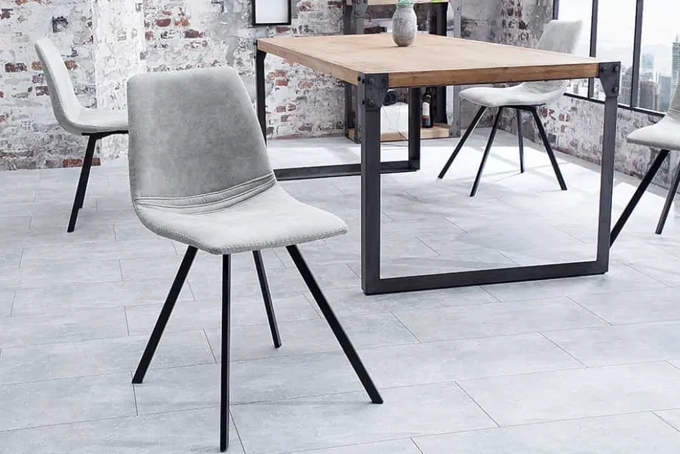 Retro Stuhl AMSTERDAM CHAIR stone grau Designklassiker