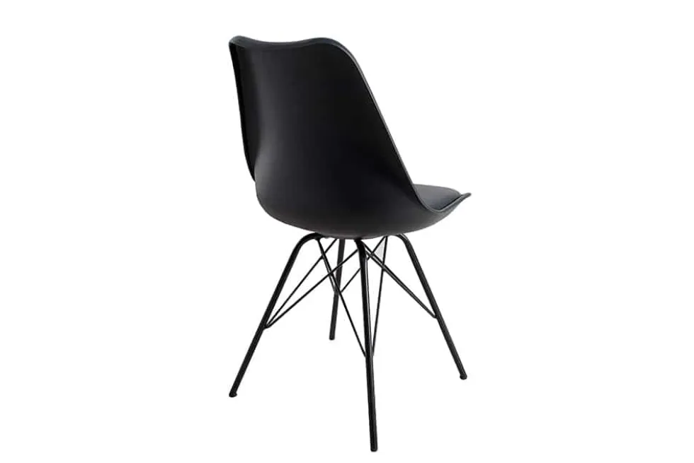 Retro Stuhl SCANDINAVIA MEISTERSTÜCK schwarz
