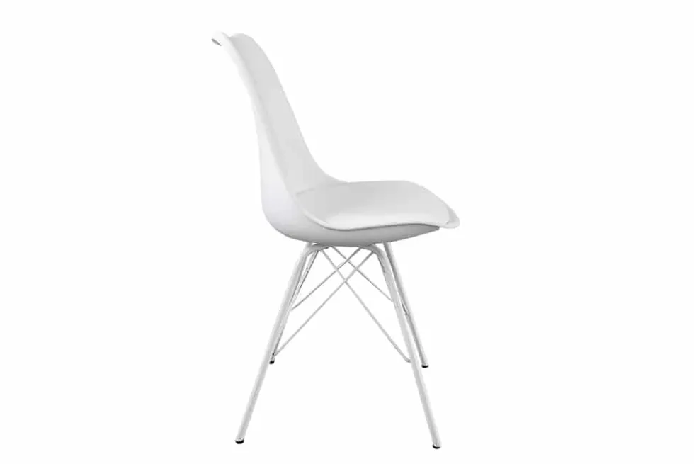 Retro Stuhl SCANDINAVIA MEISTERSTÜCK weiß