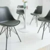 Retro Stuhl SCANDINAVIA MEISTERSTÜCK grau