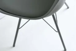 Retro Stuhl SCANDINAVIA MEISTERSTÜCK grau
