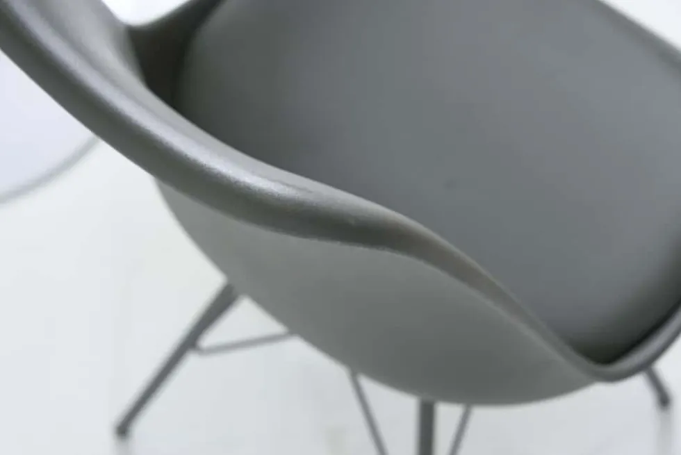 Retro Stuhl SCANDINAVIA MEISTERSTÜCK grau