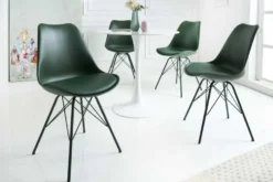 Retro Stuhl SCANDINAVIA MEISTERSTÜCK dunkelgrün