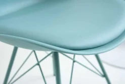 Retro Stuhl SCANDINAVIA MEISTERSTÜCK türkis