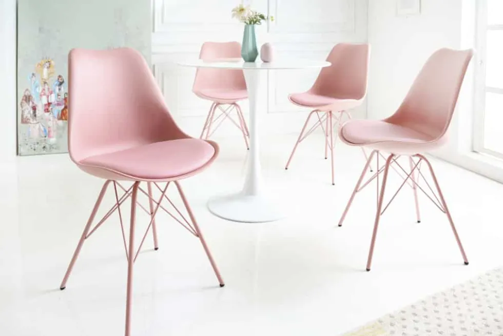 Retro Stuhl SCANDINAVIA MEISTERSTÜCK rosa