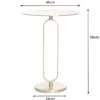 Runder Beistelltisch ELEGANCE 60cm gold Metall Aluminium handmade