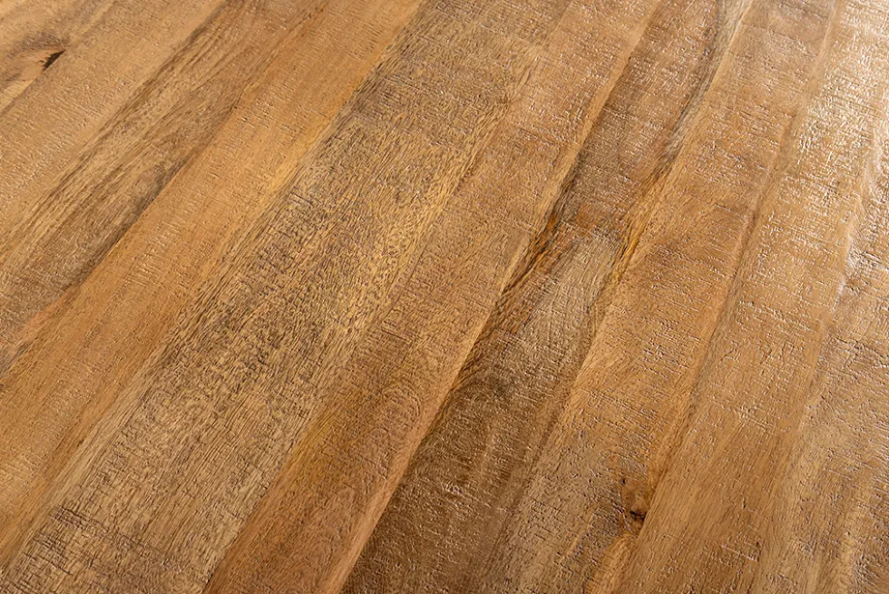 Runder Esstisch ART WOOD 140cm braun massiv Mangoholz
