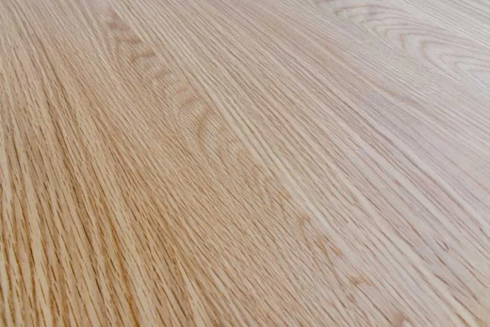 Runder Esstisch VALHALLA WOOD 140cm natur Eichenholz Säulenfuß