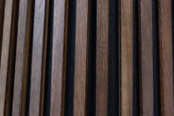 Runder Esstisch VALHALLA WOOD 140cm smoked Eichenholz Säulenfuß