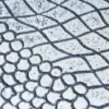 Rundes 2er Set Couchtisch ELEMENTS 60cm silber antik Krokodil-Design handmade