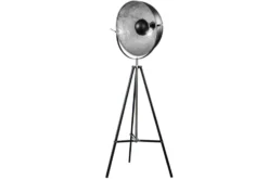 Stehlampe BIG STUDIO 170cm schwarz Blattsilber-Optik Industrial Design