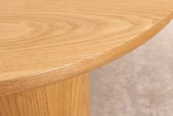 Stilvoller Couchtisch ORGANIKO 130cm natur Eiche organische Form