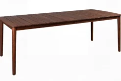 Wetterfester Gartentisch KOPENHAGEN 220cm braun Akazie honey finish Massivholz Outdoor