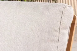 Wetterfestes Gartenlounge-Set COMFORT LINE natur beige Akazie 4-teilig inkl. Tisch