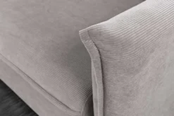 XXL Sofa mit Schlaffunktion APARTMENT grau Cord inkl. Bettkasten und Kissen