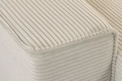 XXL Wohnlandschaft LODGE 315cm champagner beige Cord Sofa mit Schlaffunktion